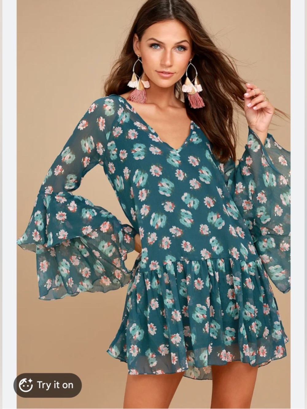 Billabong Stevie Sunday - Blue Floral Print
Dress M